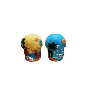 Vintage Tropical Hawaiian Shirts Salt And Pepper Shakers